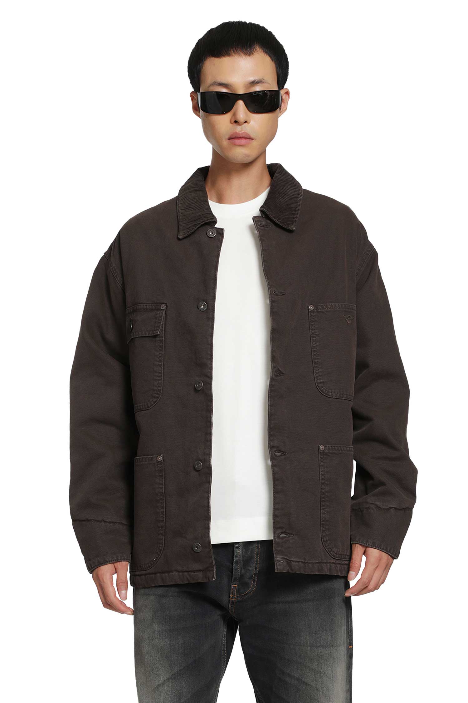 Emporio Armani Cotton Canvas Field Jacket