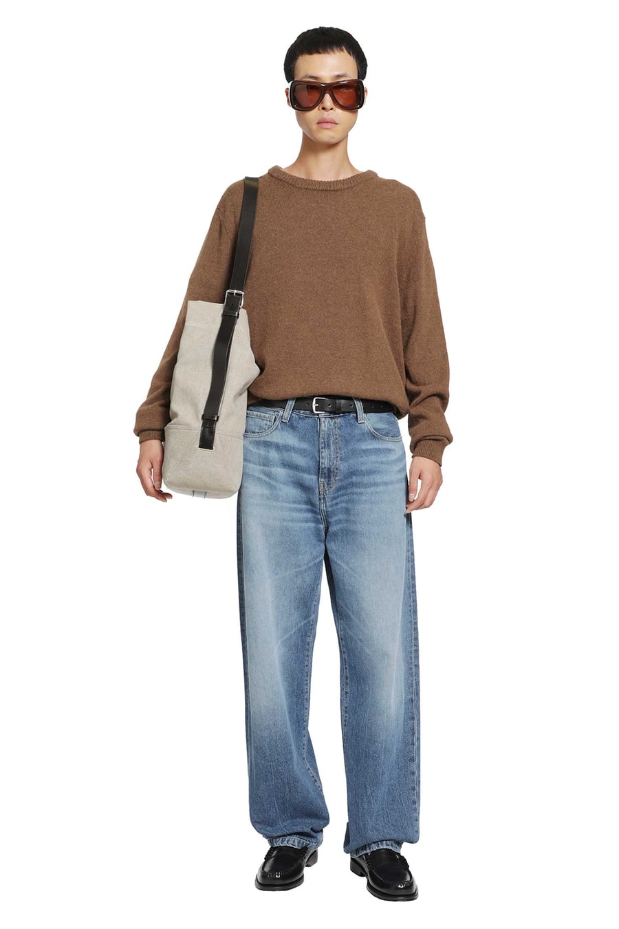 Lemaire Sweater in Alpaca Wool Blend, view 5