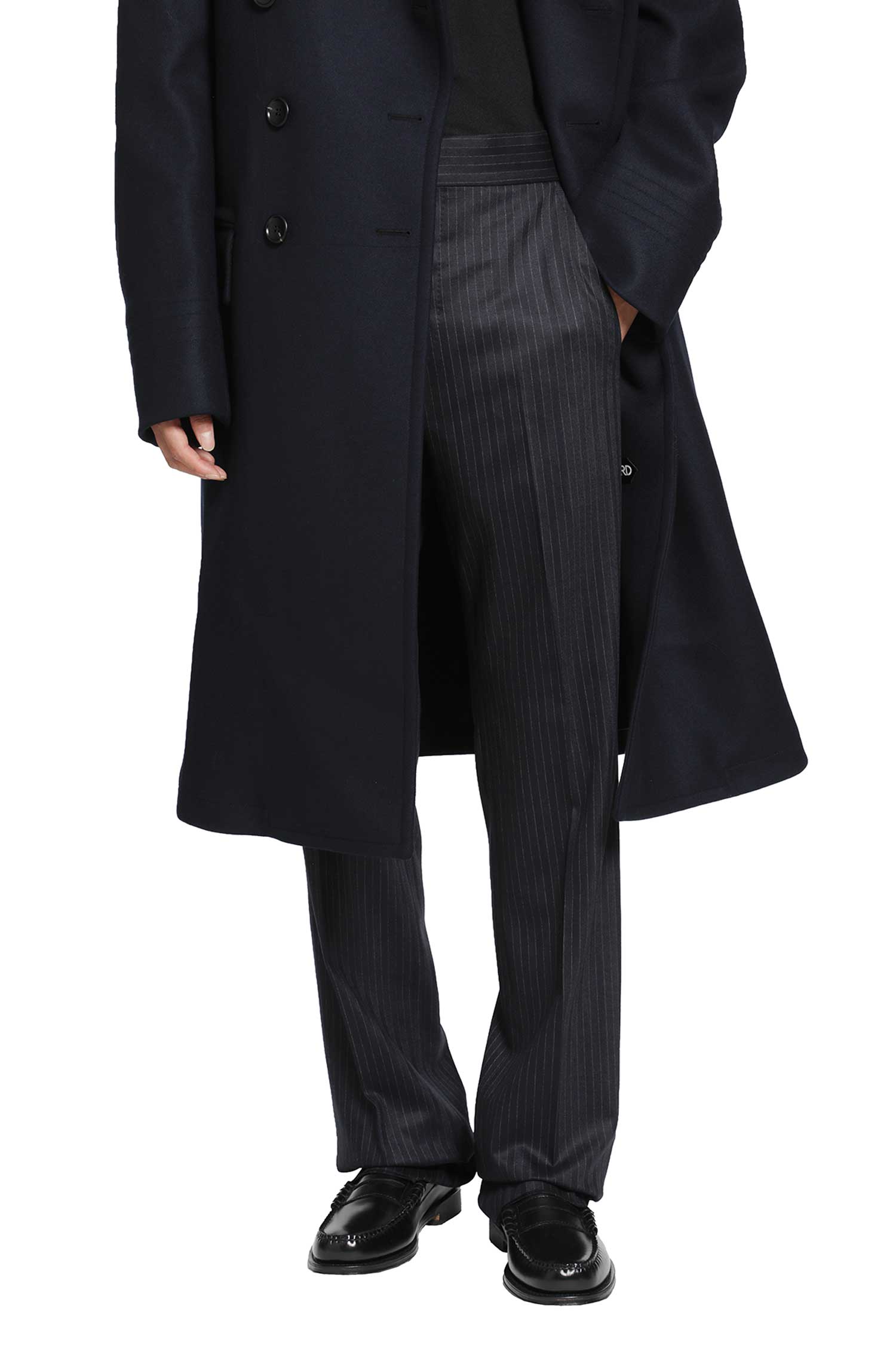Tom Ford Herringbone Stripe Wool Trousers