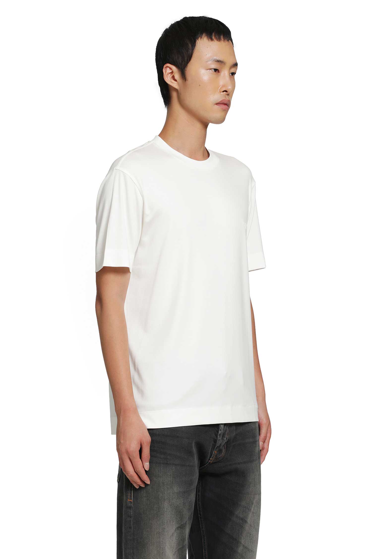 Emporio Armani Stretch Silk Modal T-Shirt, view 2