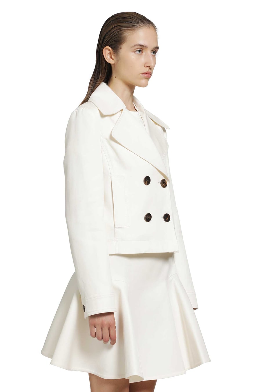 Burberry Cropped Cotton Jacket, view 2
