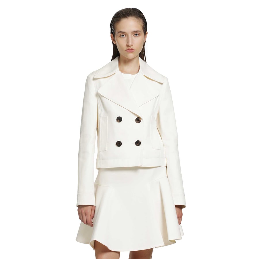 Burberry Cropped Cotton Jacket, view 6