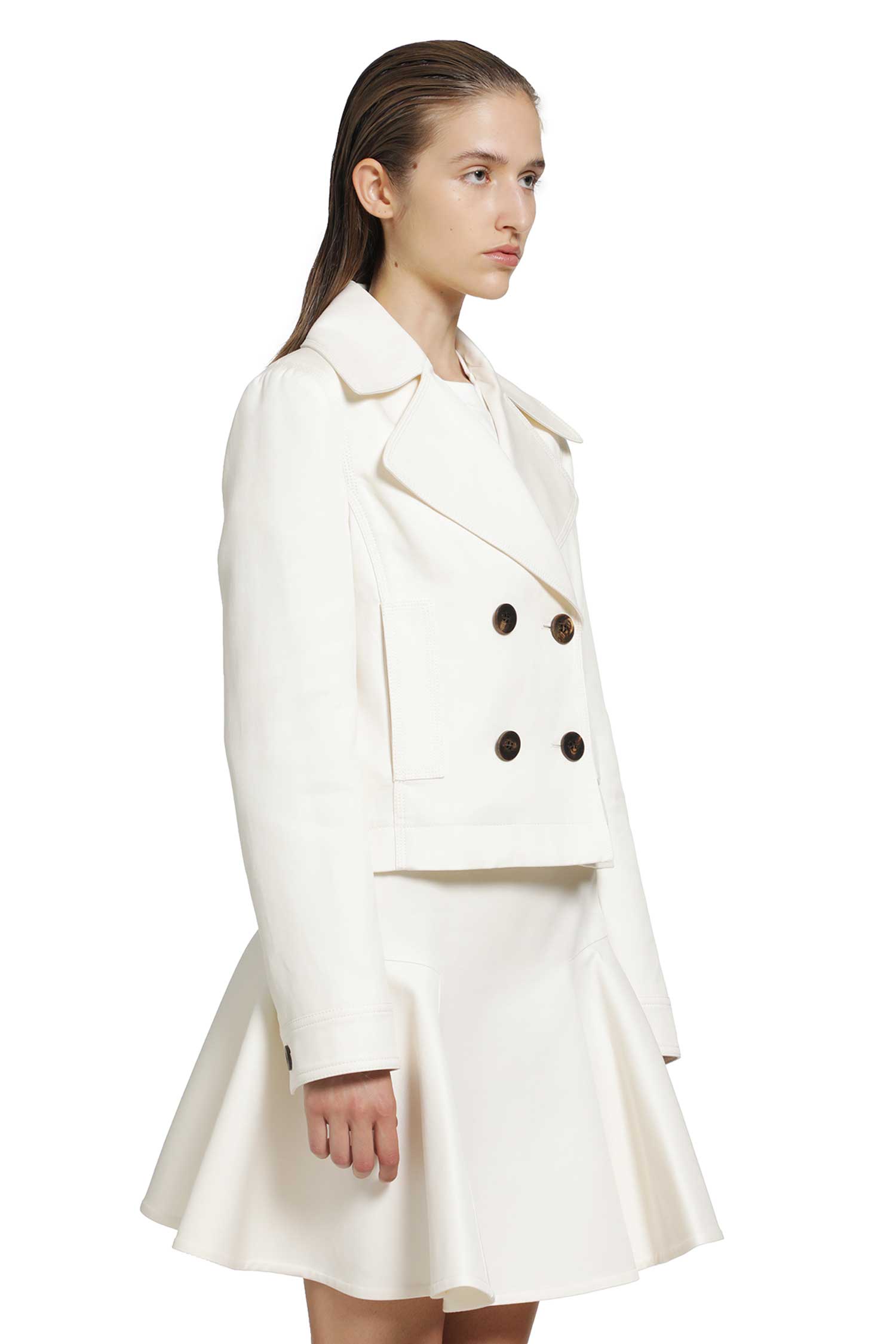 Burberry Cropped Cotton Jacket, view 2