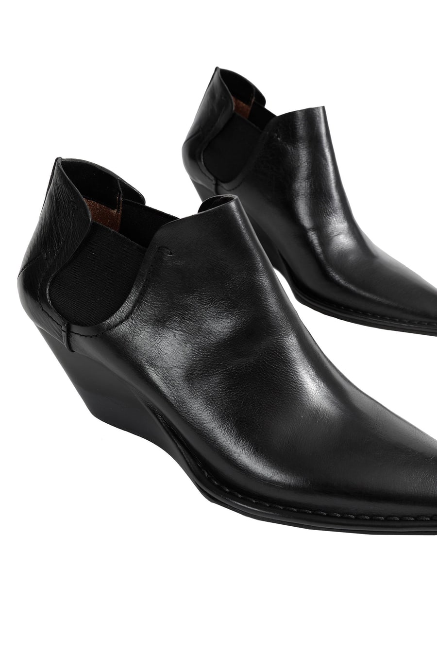 CAPASA Low-cut Leather Ankle Boots, view 7