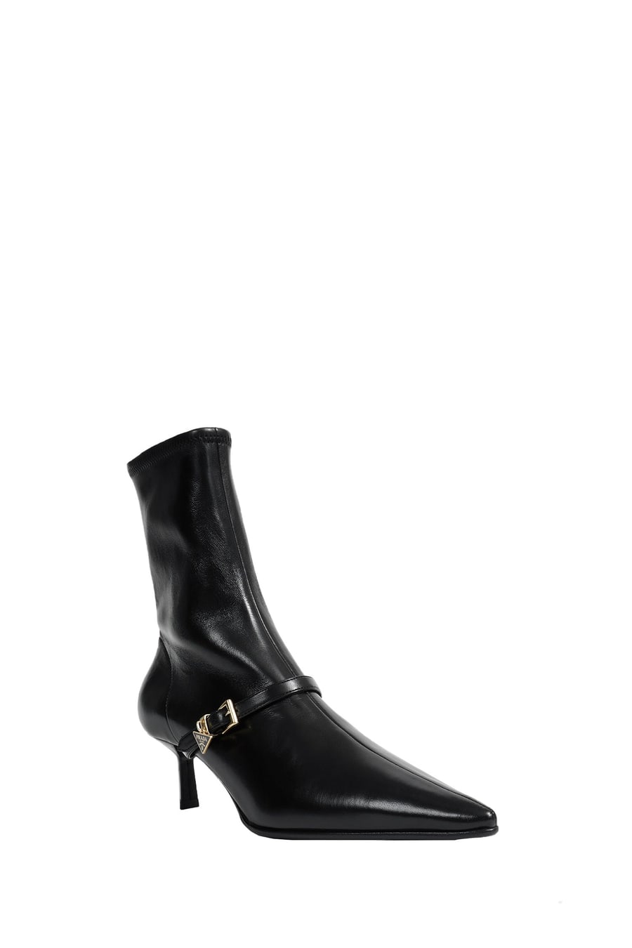 Prada Stretch Nappa Leather Ankle Boots, view 2