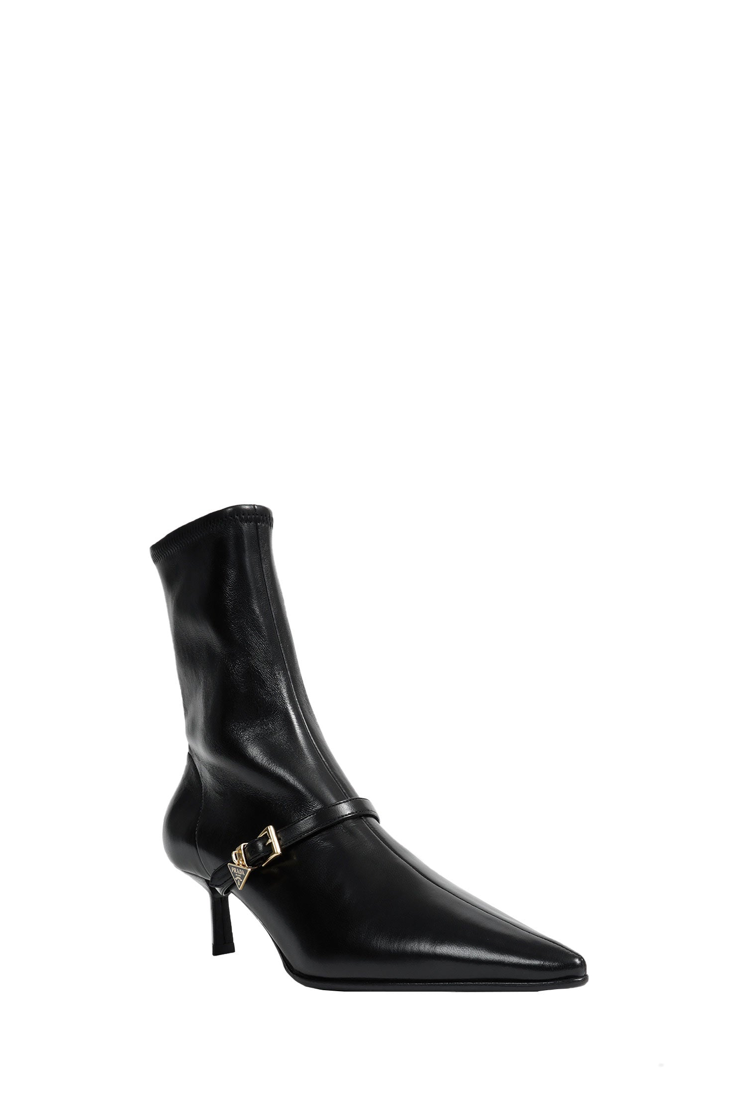 Prada Stretch Nappa Leather Ankle Boots, view 2