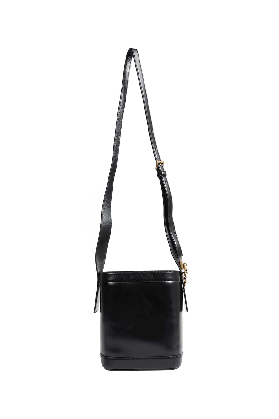 Versace Pivot Mini Leather Buket Bag, view 3