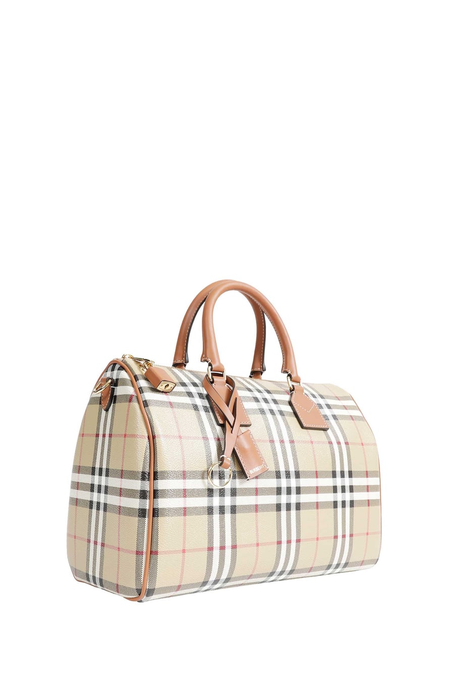 Burberry Medium Check Bowling Bag, view 2