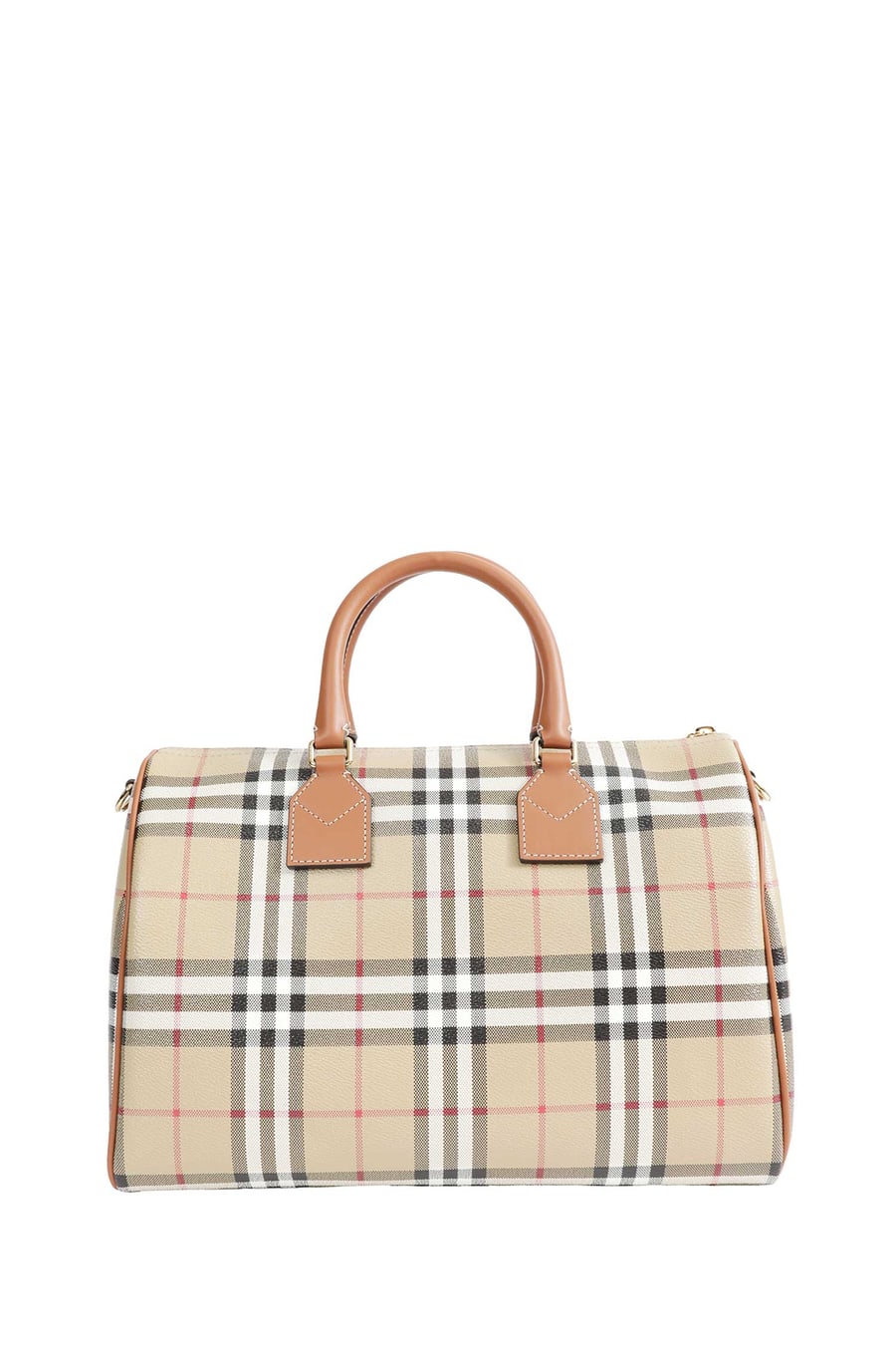 Burberry Medium Check Bowling Bag, view 3
