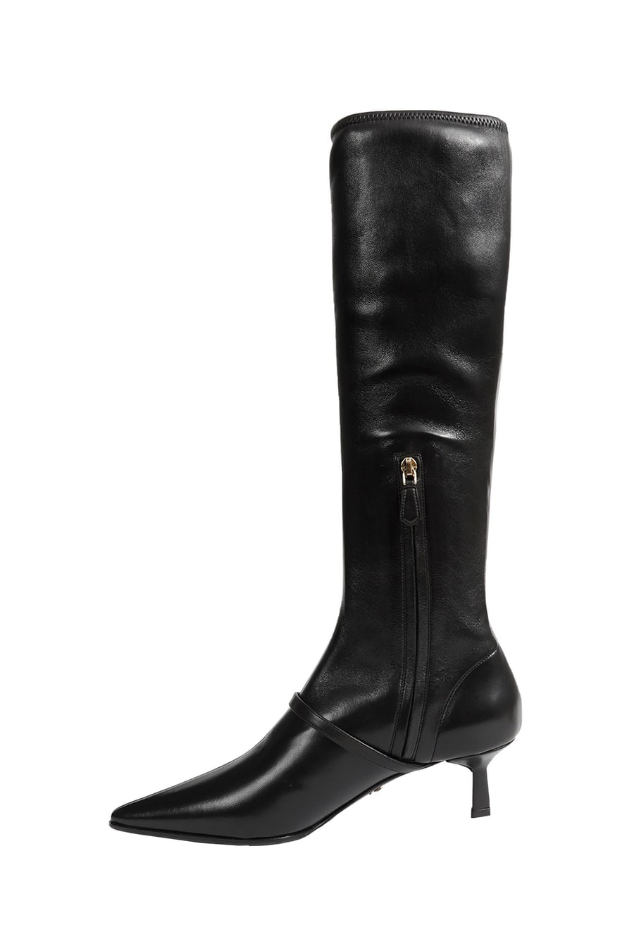 Prada Stretch Nappa Leather Boots, view 4