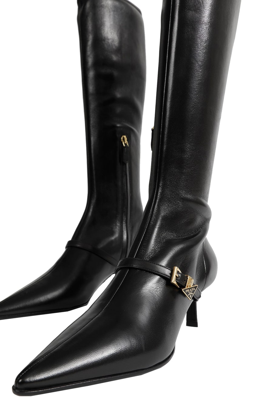Prada Stretch Nappa Leather Boots, view 7