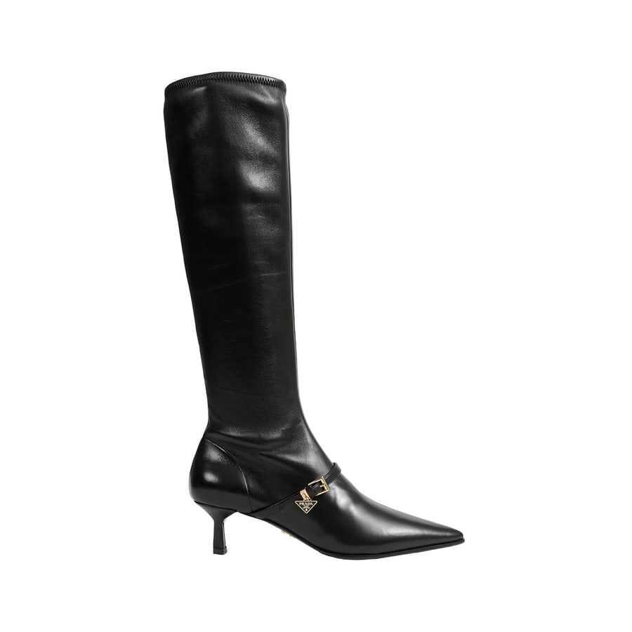 Prada Stretch Nappa Leather Boots, view 8