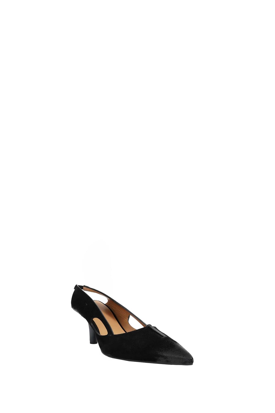 CAPASA Velour Slingback Pumps, view 2