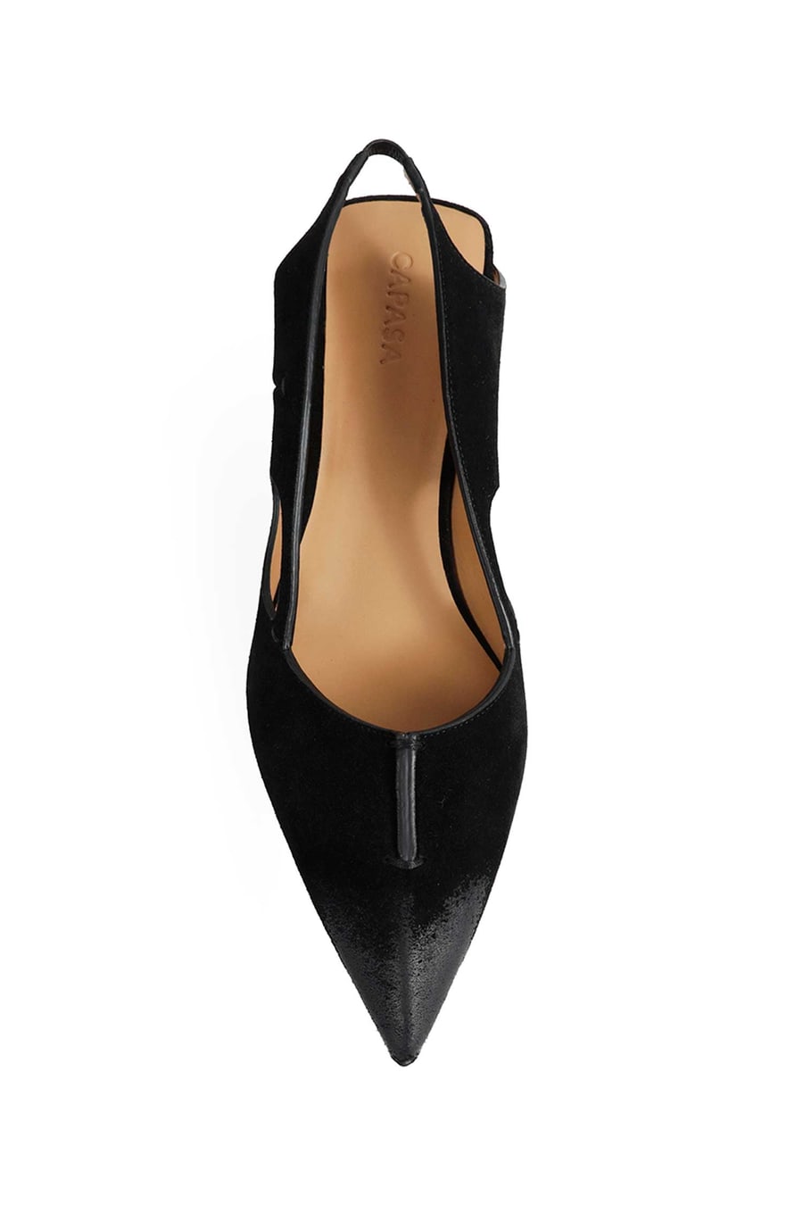 CAPASA Velour Slingback Pumps, view 5