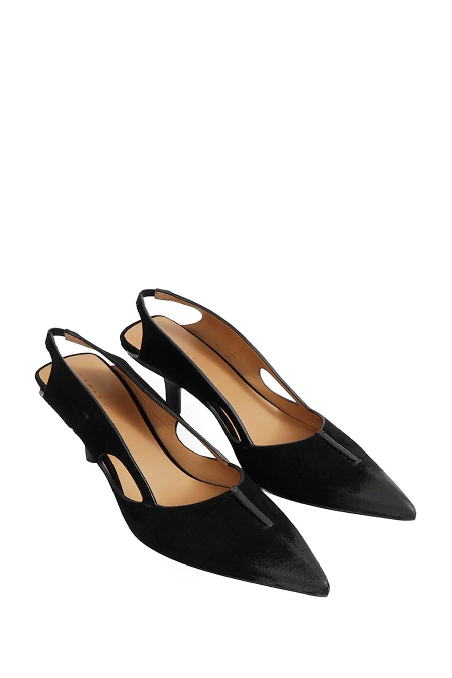 CAPASA Velour Slingback Pumps, view 6