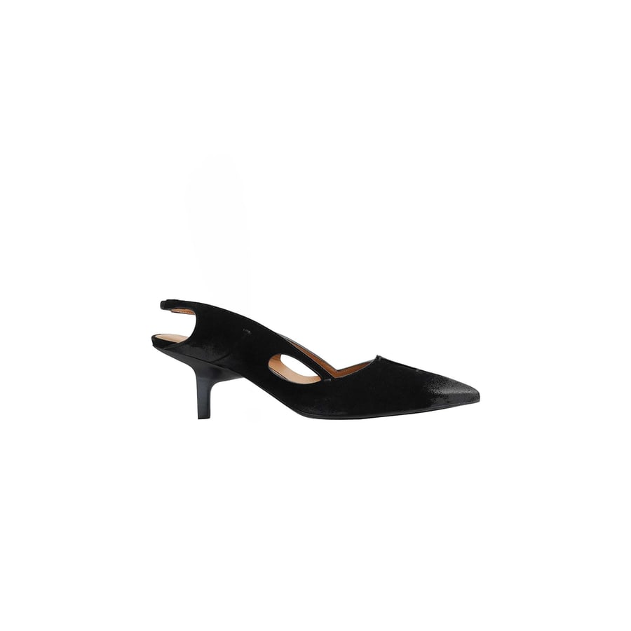 CAPASA Velour Slingback Pumps, view 7