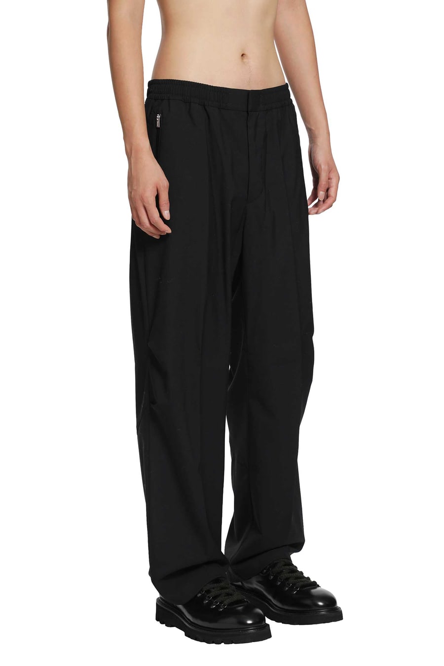 LAMINAR Nylon Wool Pants, view 3