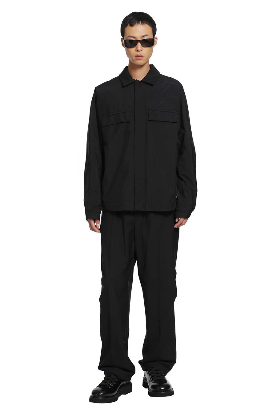 LAMINAR Nylon Wool Pants, view 5