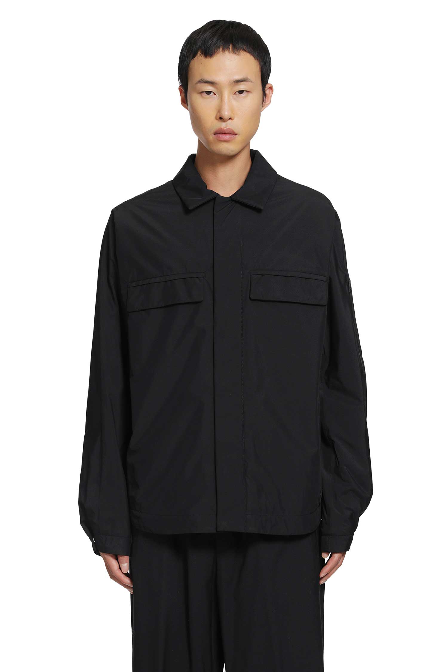 LAMINAR Coated Nylon Overshirt, view 2