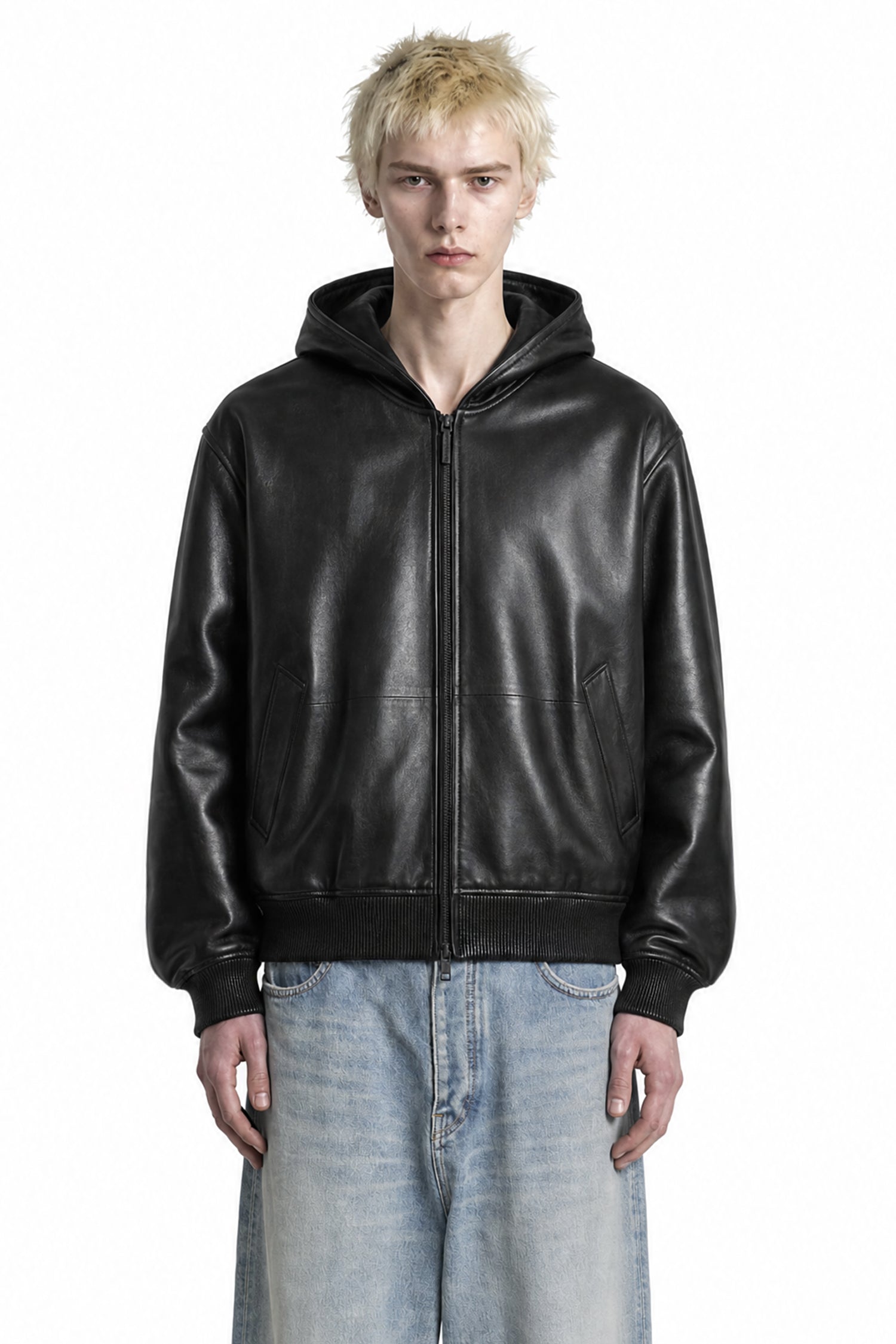 Balenciaga Short Hooded Coat