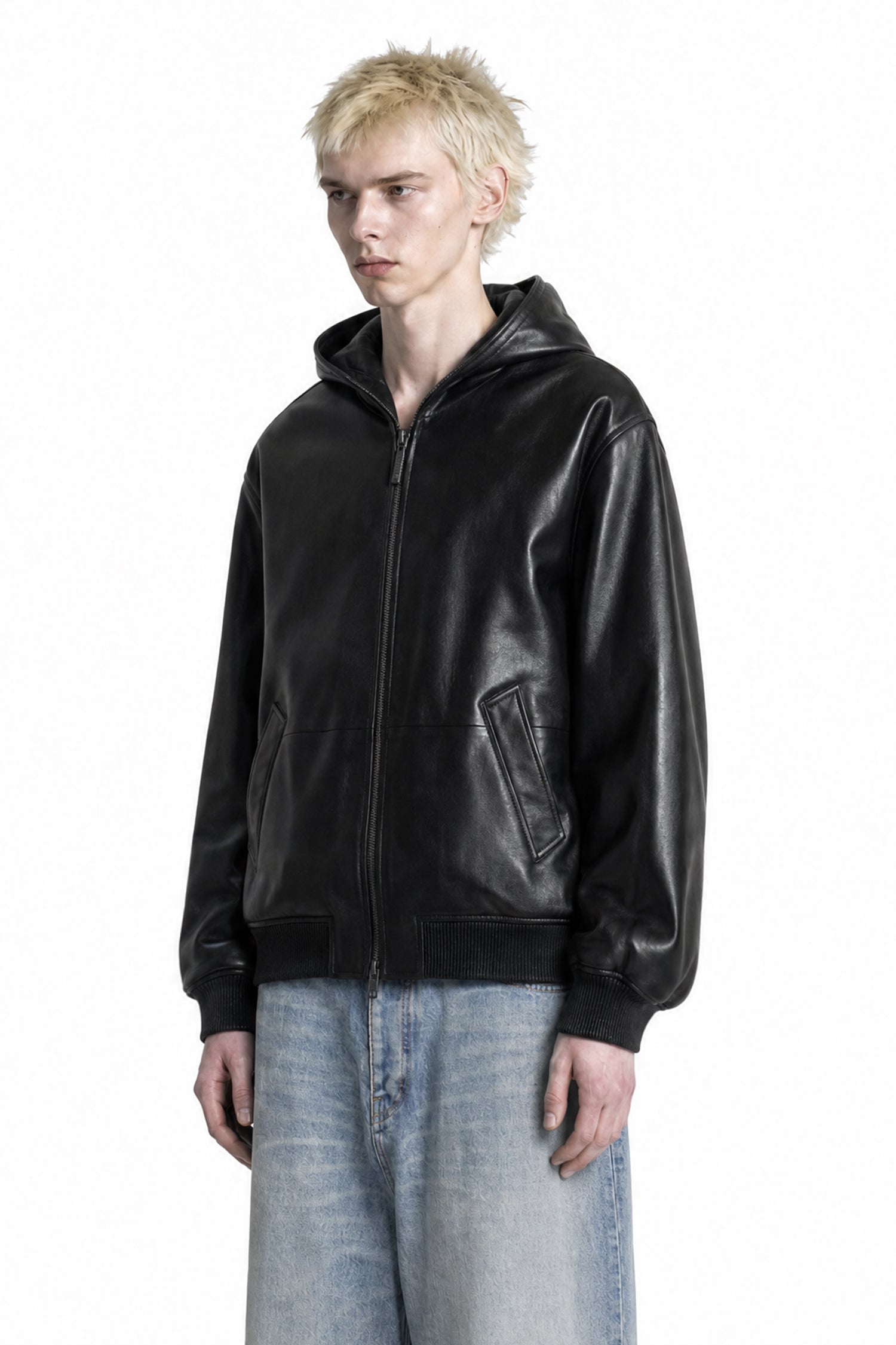 Balenciaga Short Hooded Coat, view 2