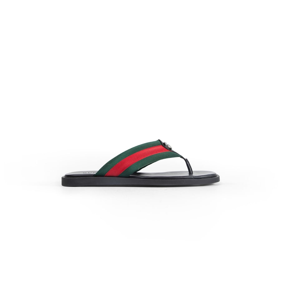Gucci Thong Sandal With Interlocking G, view 8
