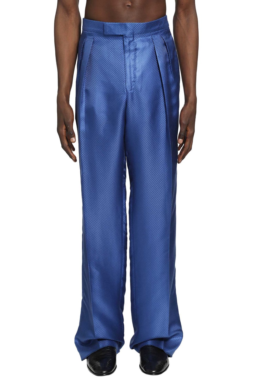 Tom Ford Silk Hopsack Pleated Trousers, view 2