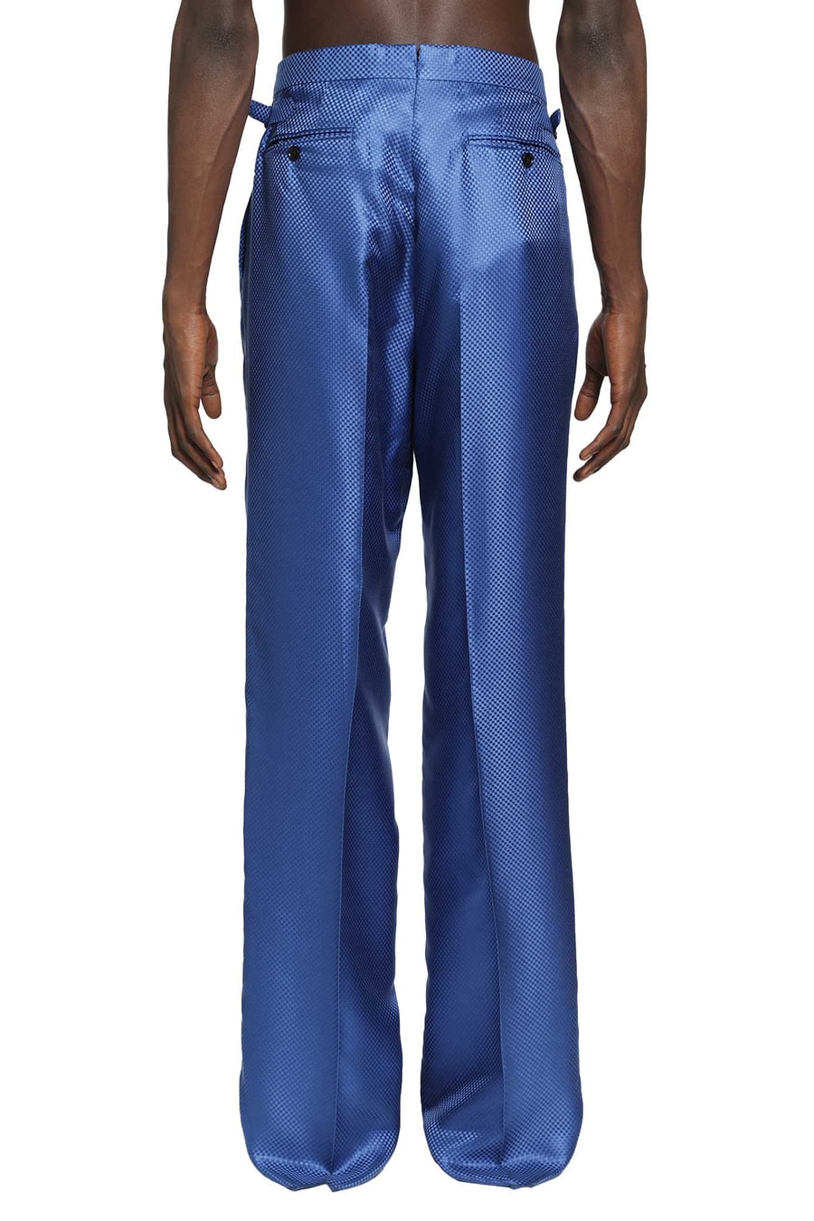 Tom Ford Silk Hopsack Pleated Trousers, view 4