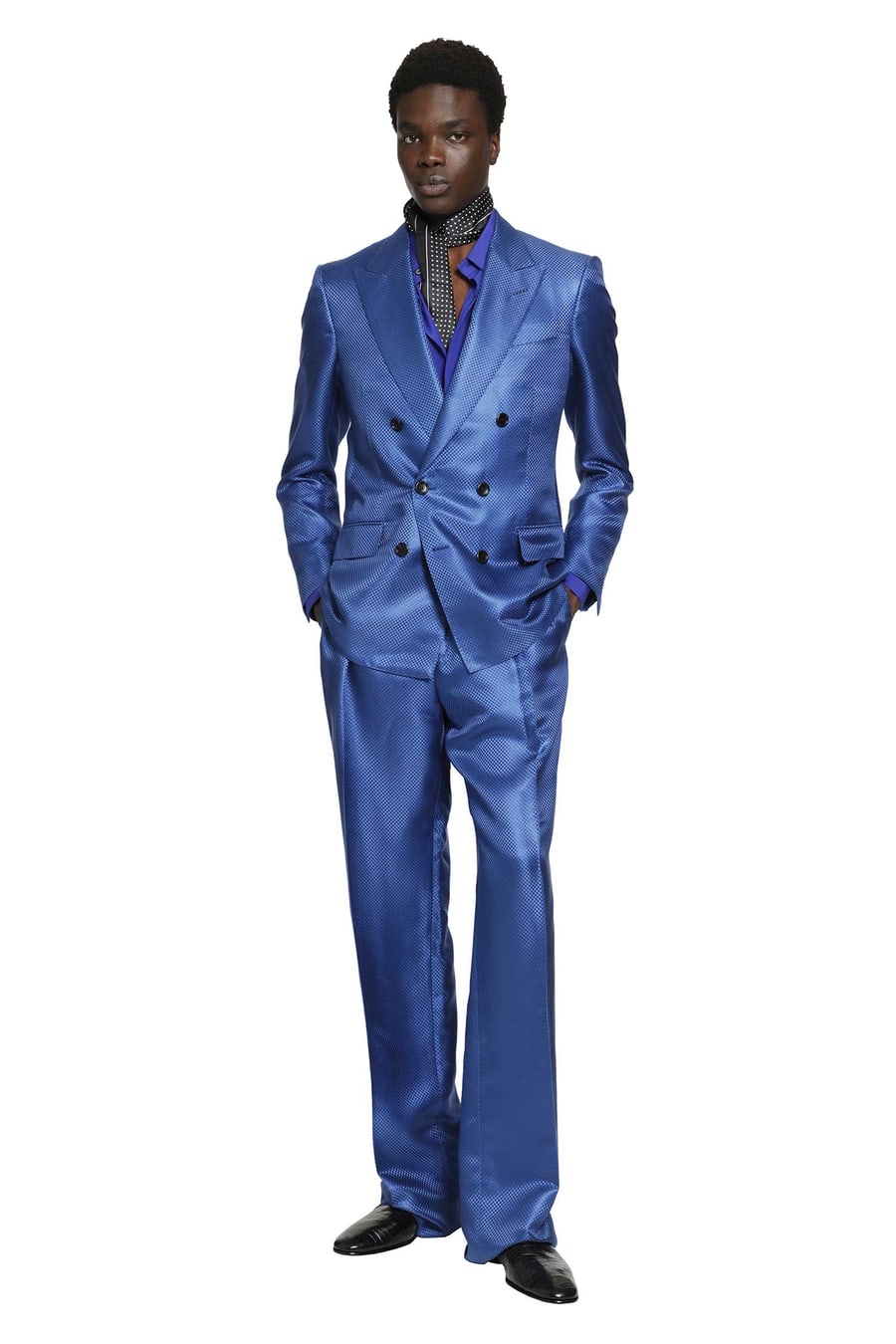 Tom Ford Silk Hopsack Pleated Trousers, view 6