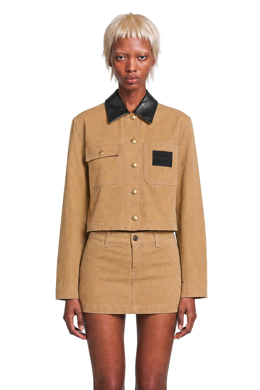 Balenciaga Cropped Workwear Jacket, view 2