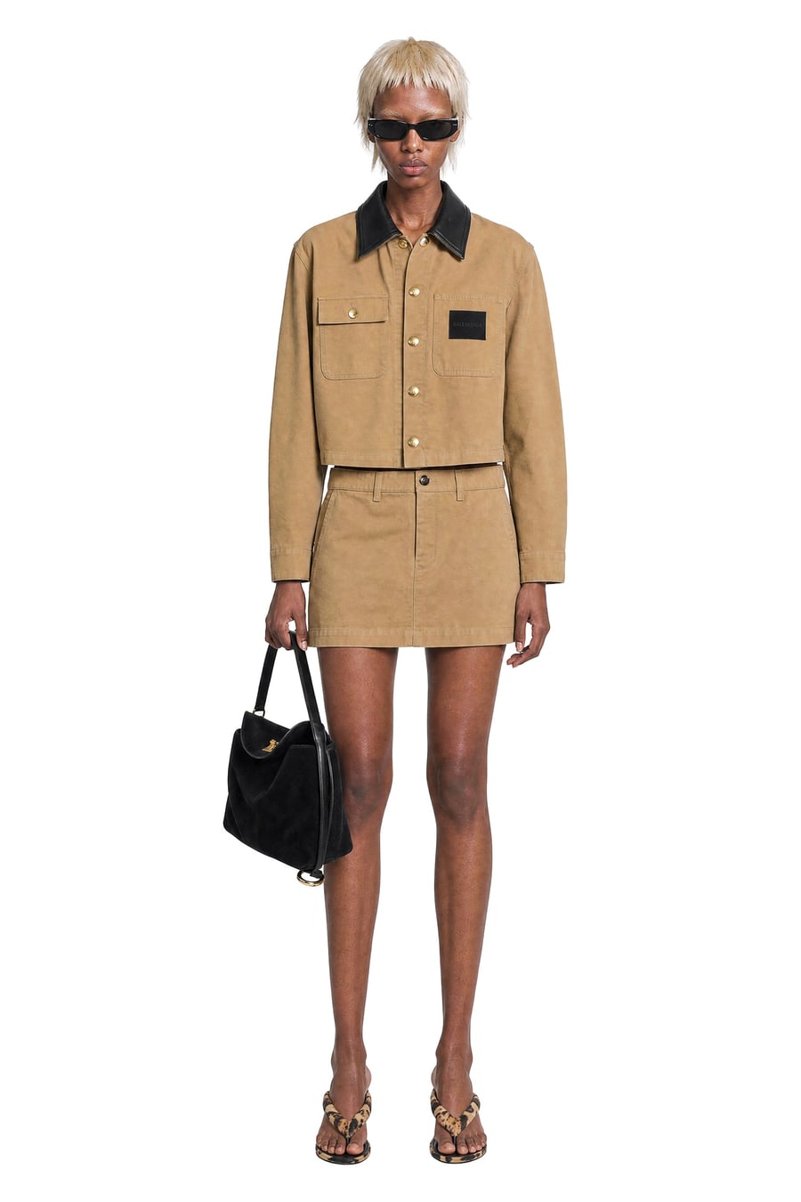 Balenciaga Cropped Workwear Jacket, view 5