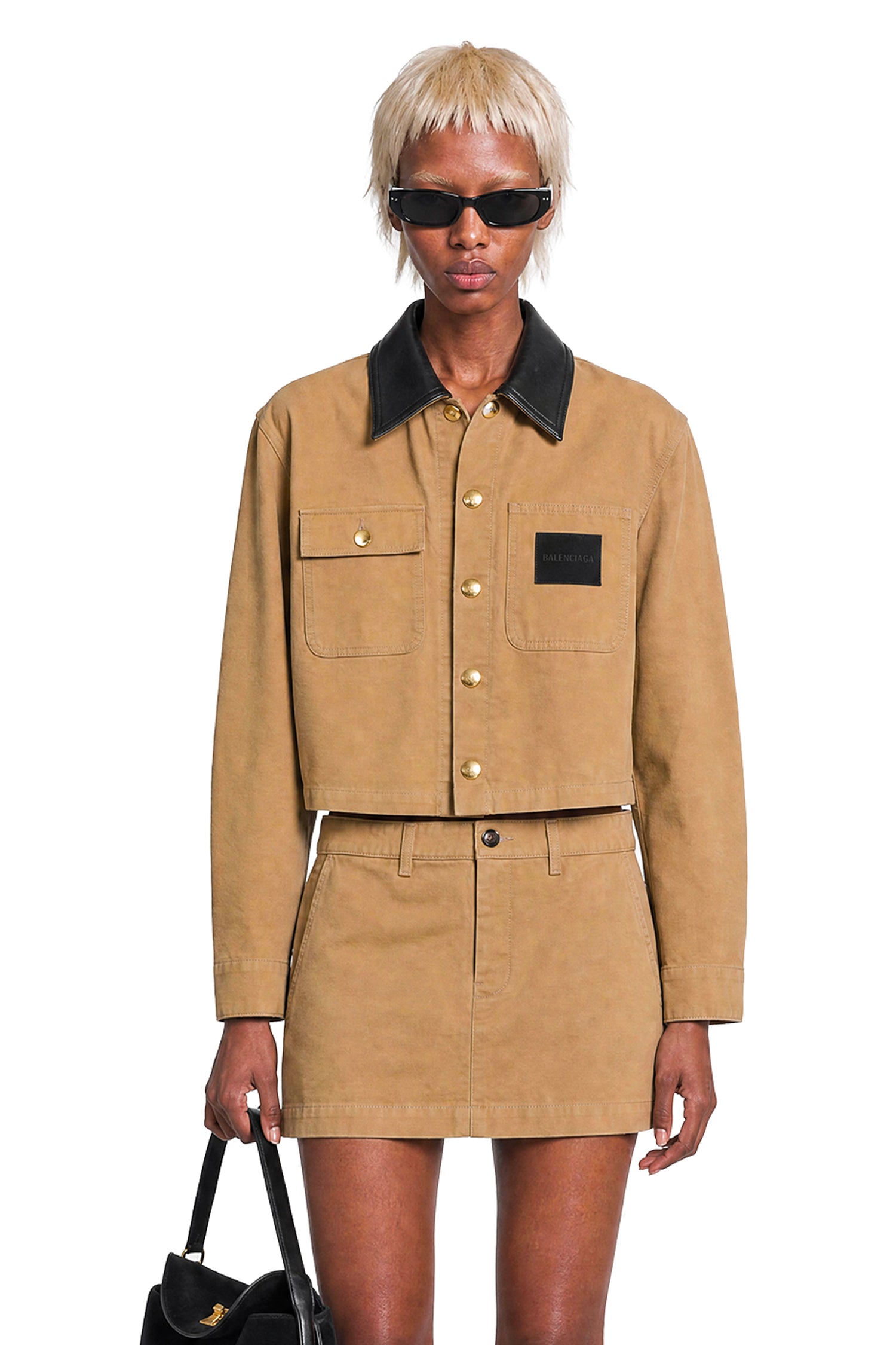 Balenciaga Cropped Workwear Jacket