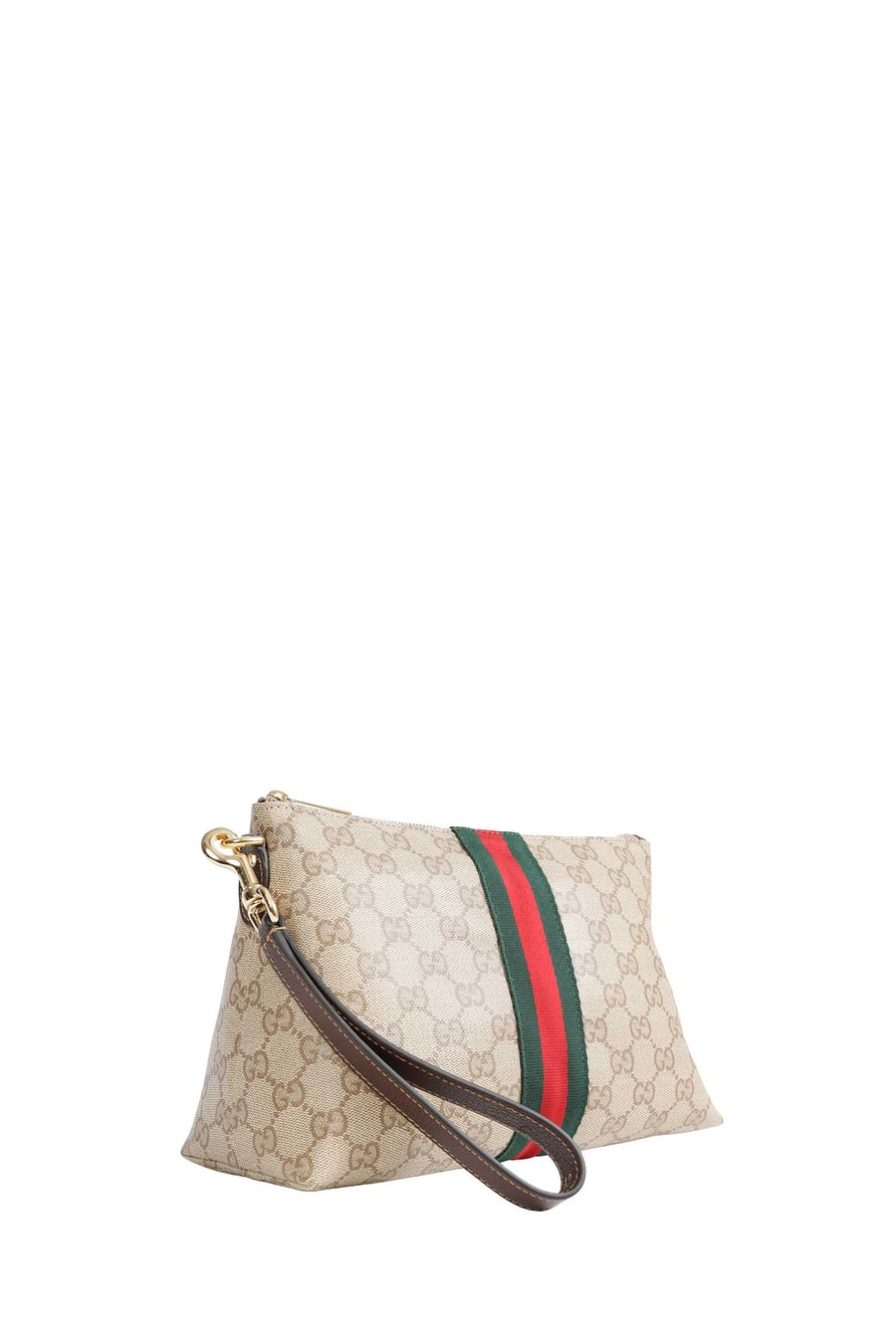 Gucci Small GG Pouch with Web, view 2