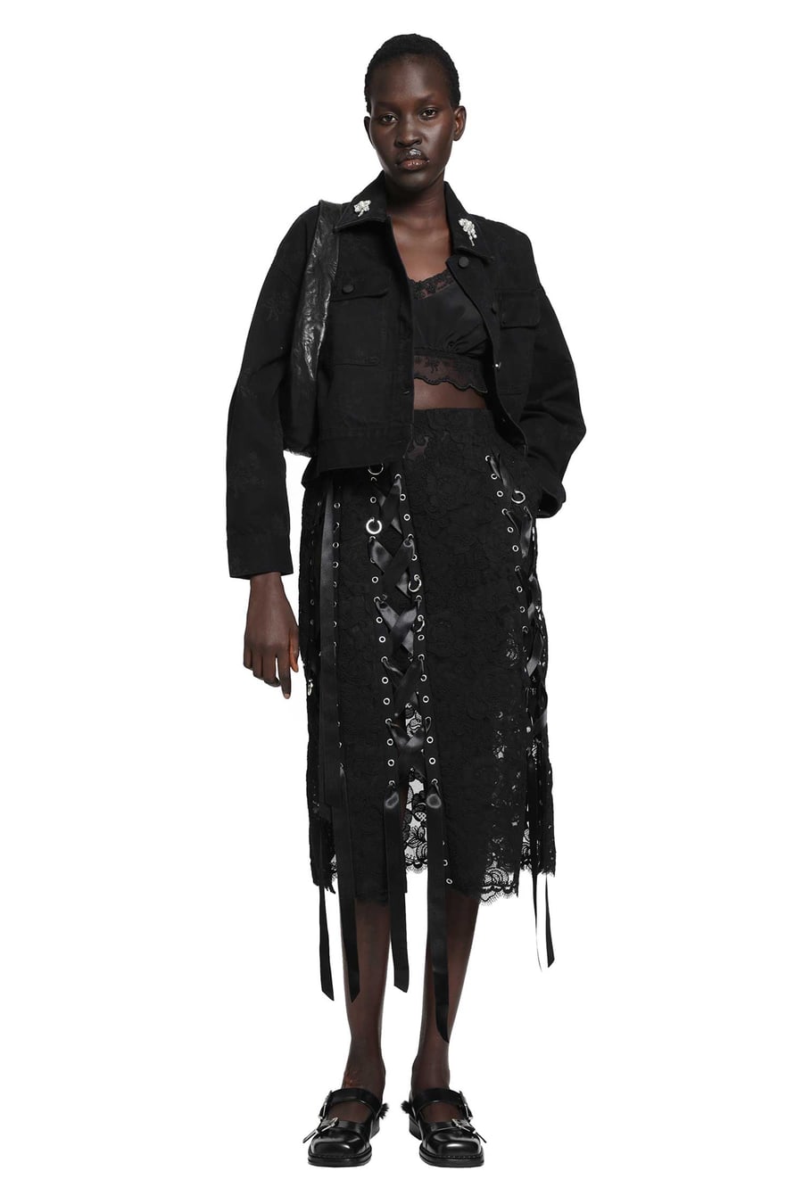 SIMONE ROCHA Cropped Utility Workwear Jacket, view 6