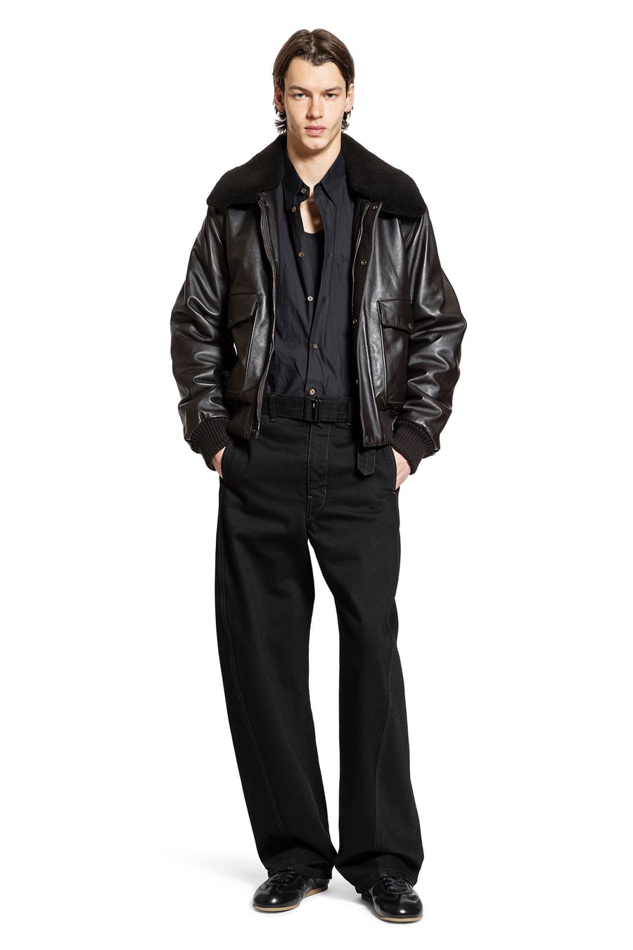 Lemaire Twisted Belted Pants, view 5
