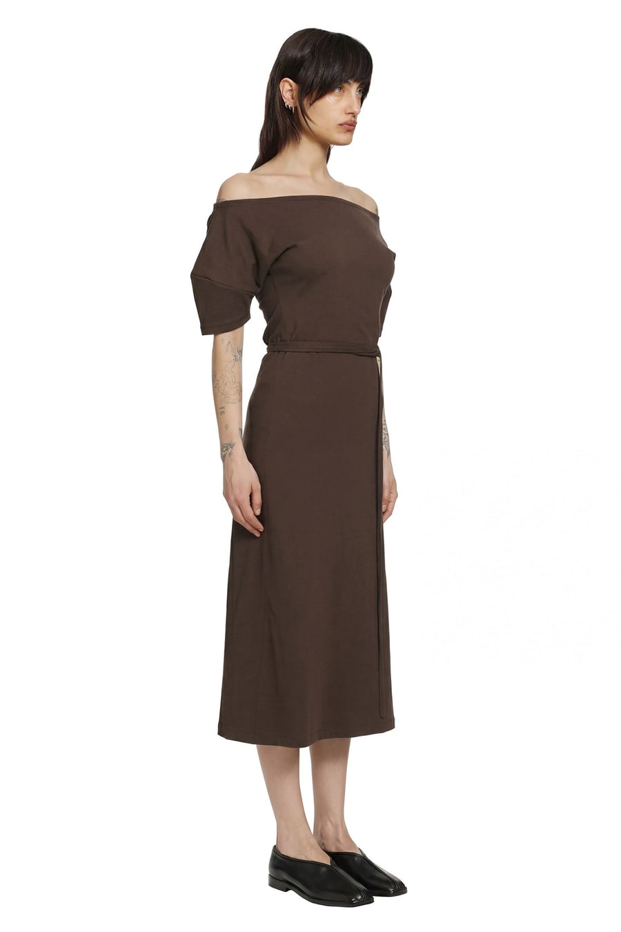 Lemaire Off Shoulder Midi Dress, view 2