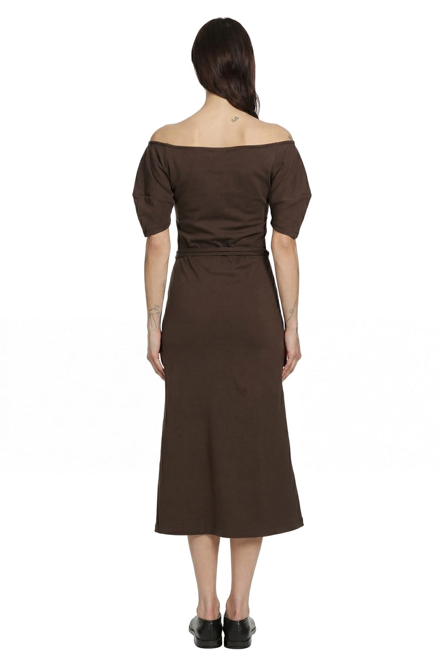 Lemaire Off Shoulder Midi Dress, view 3