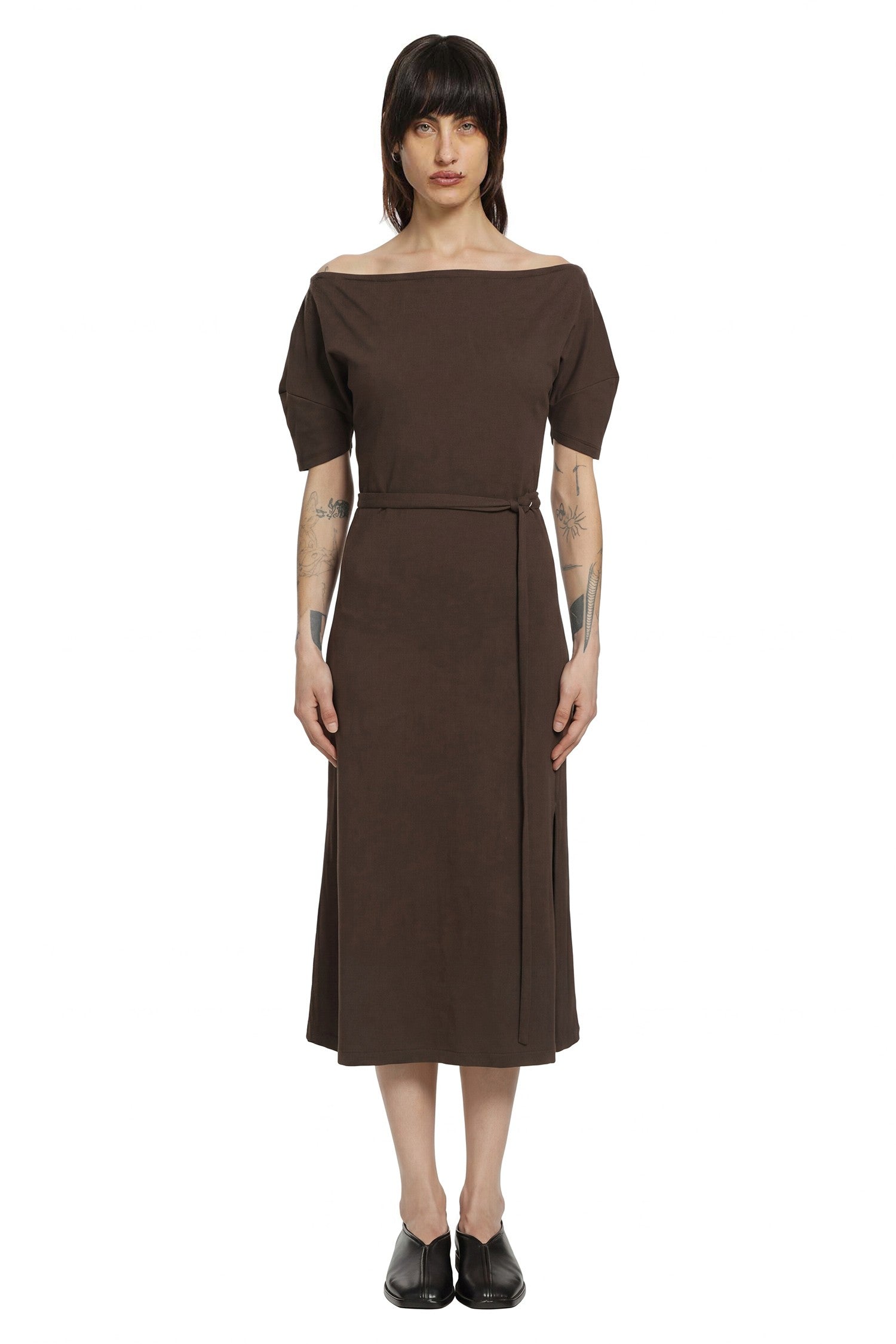 Lemaire Off Shoulder Midi Dress