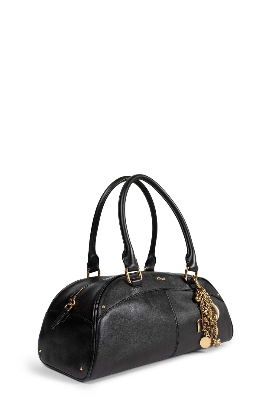 Chloé Bowling Bag in Soft Leather, view 2