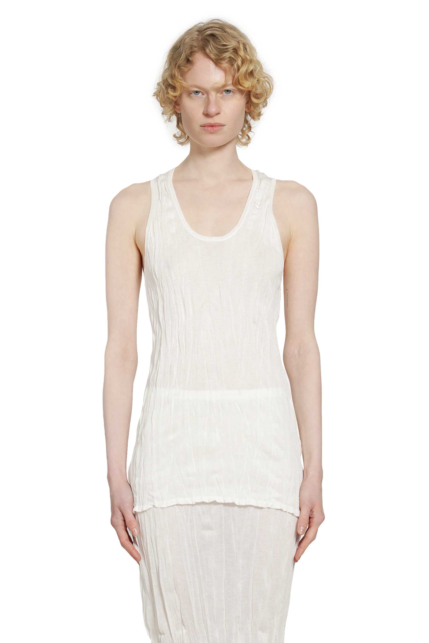 Toteme Crinkled Knit Tank, view 2