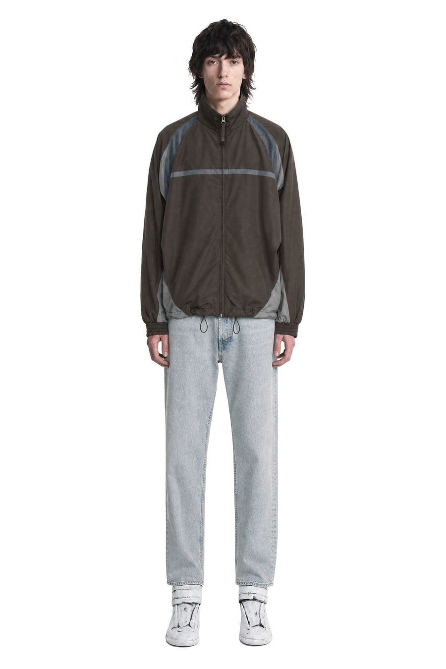 Maison Margiela Contrast Panel Track Jacket, view 4