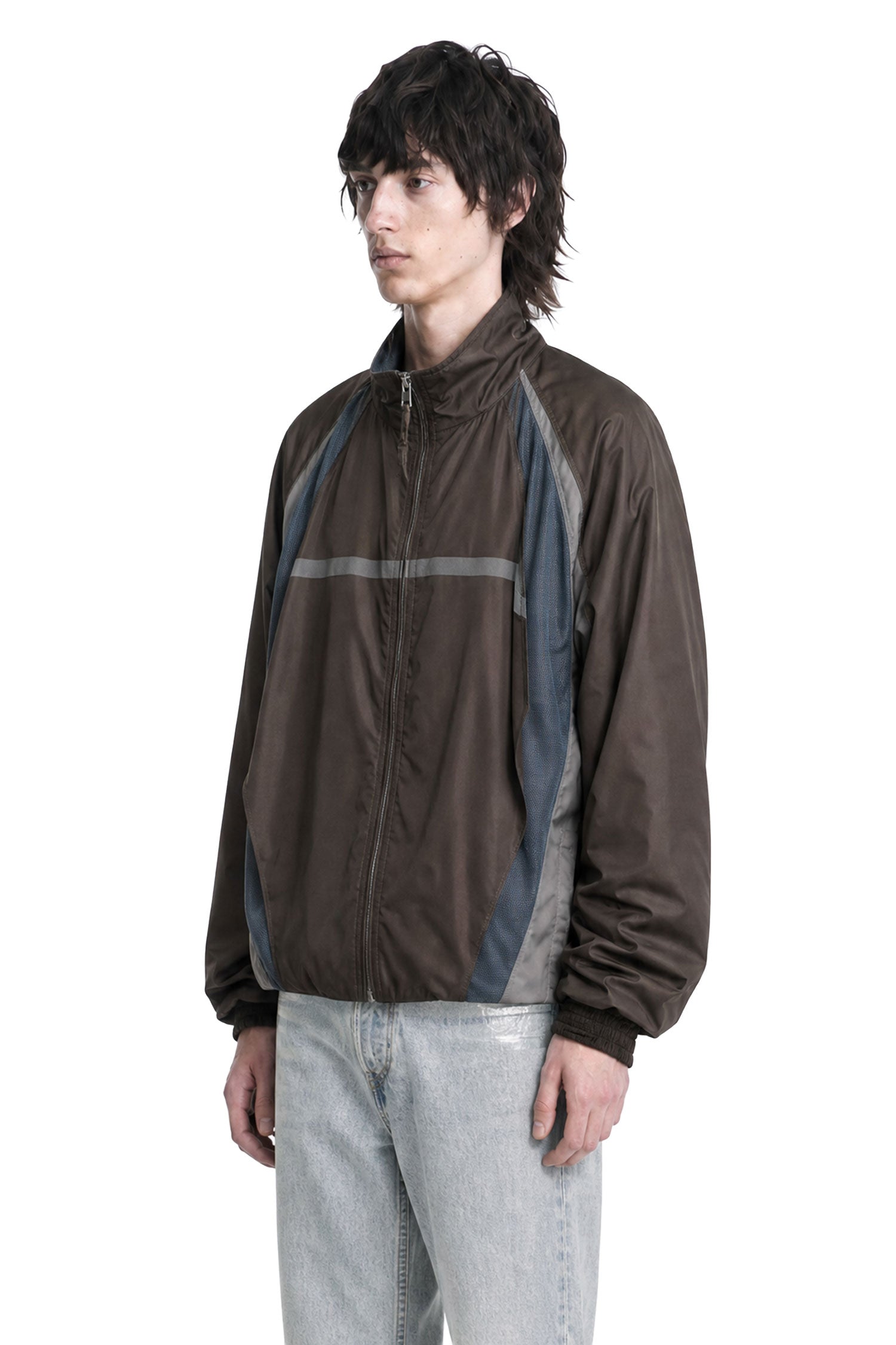 Maison Margiela Contrast Panel Track Jacket, view 2