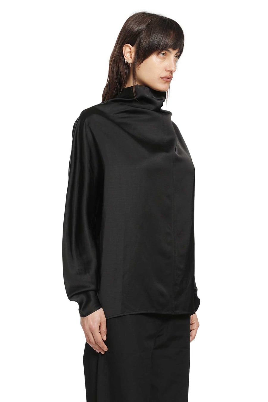 Toteme Cowl Neck Blouse, view 3