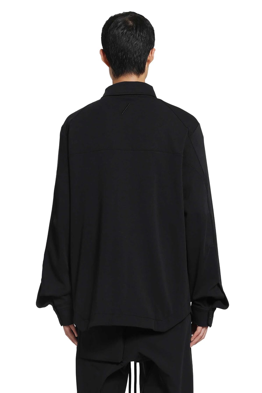 THOM KROM Stretch Cotton Overshirt, view 4