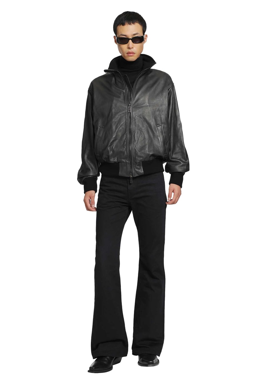 GIORGIO BRATO Nappa Leather Jacket, view 5