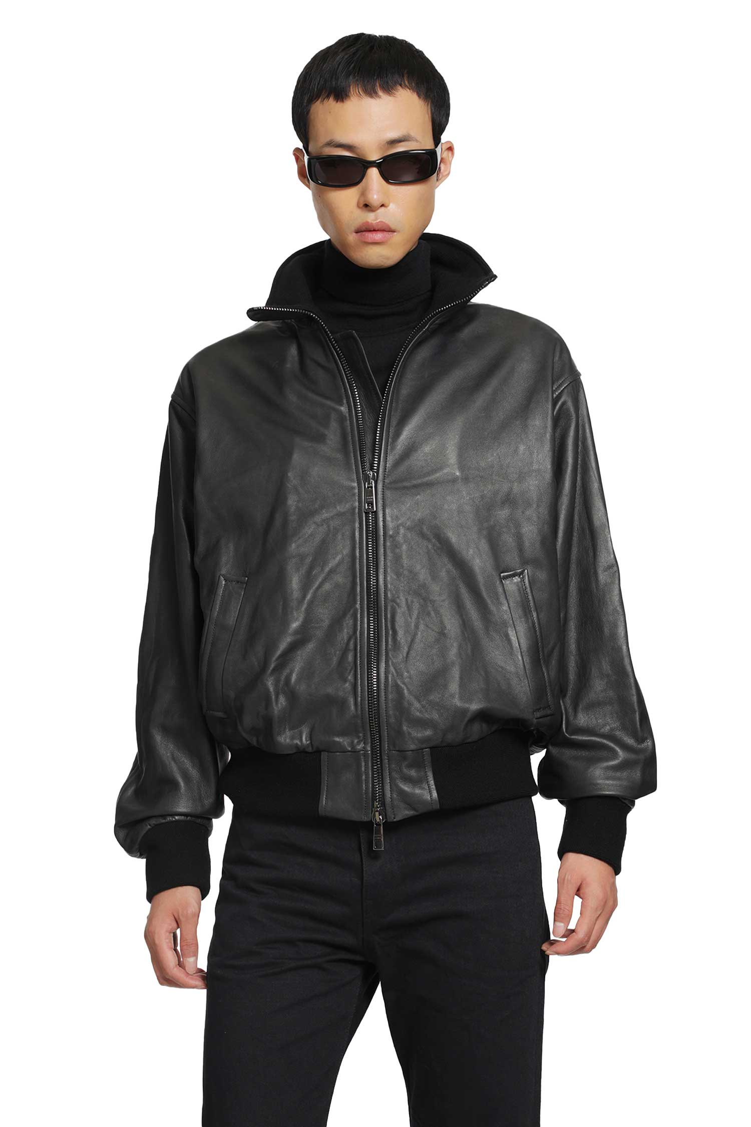 GIORGIO BRATO Nappa Leather Jacket