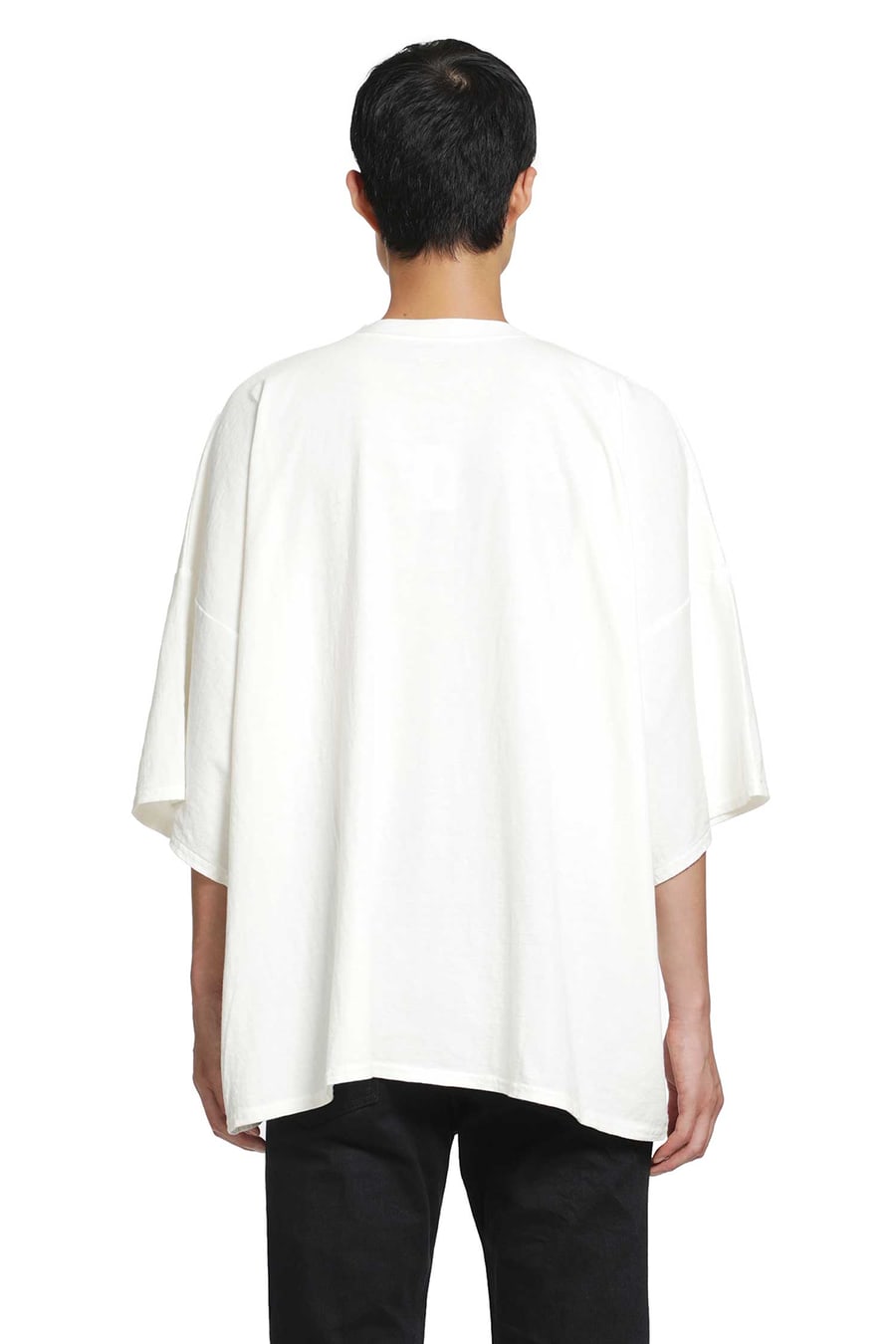 KAPITAL 18.5 /Jersey Huge Denim Repair T-Shirt, view 4