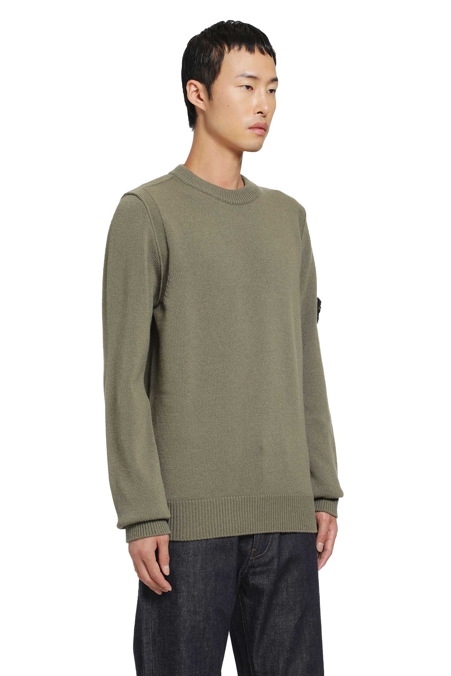 Stone Island 5100072 Lambswool Jumper, view 2