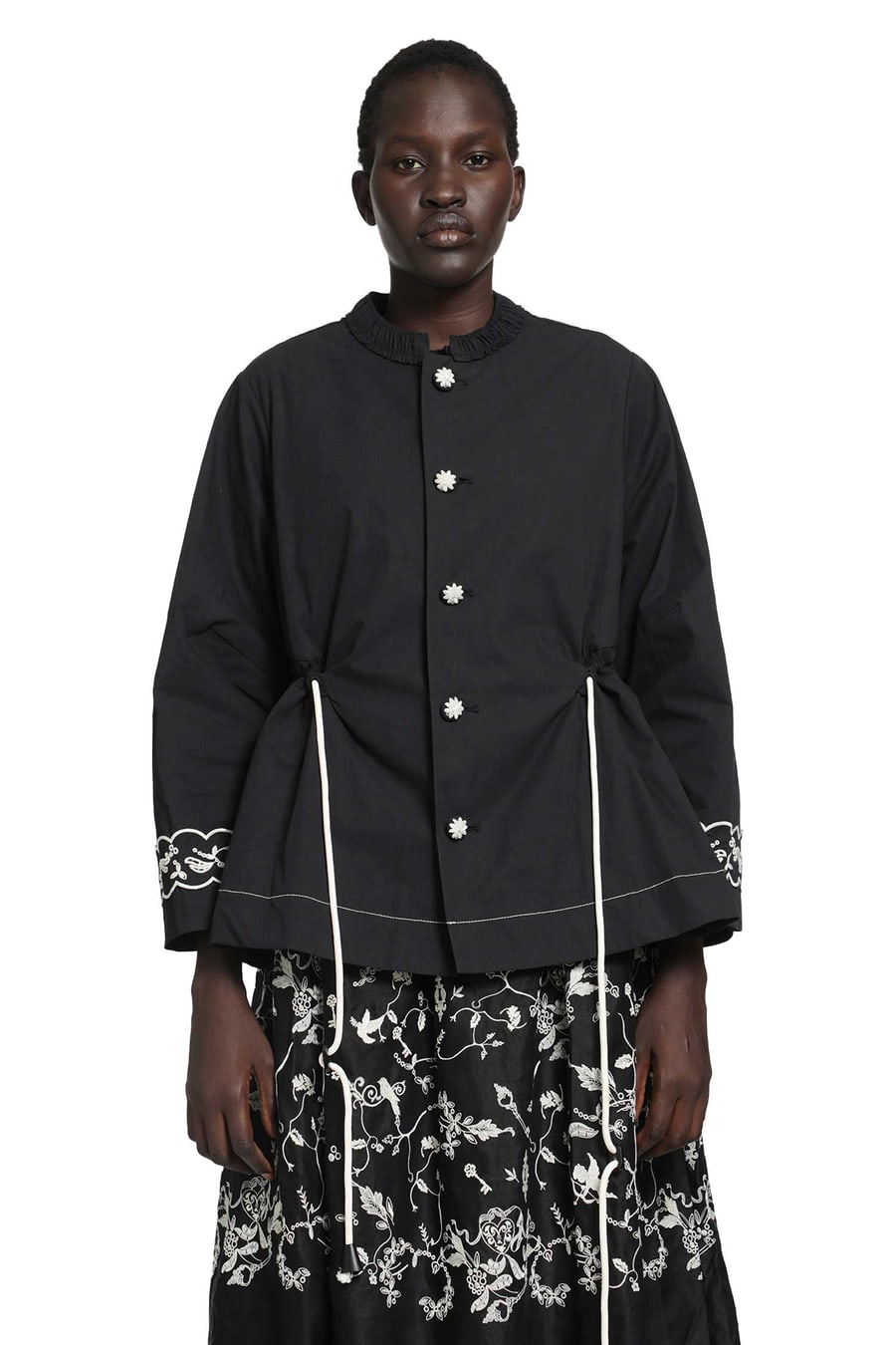 RENLI SU Short Trench Coat