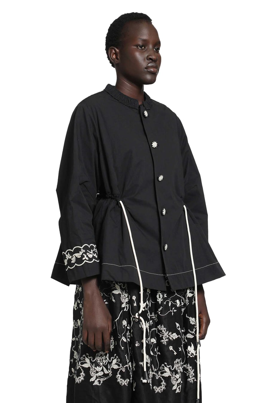RENLI SU Short Trench Coat, view 2